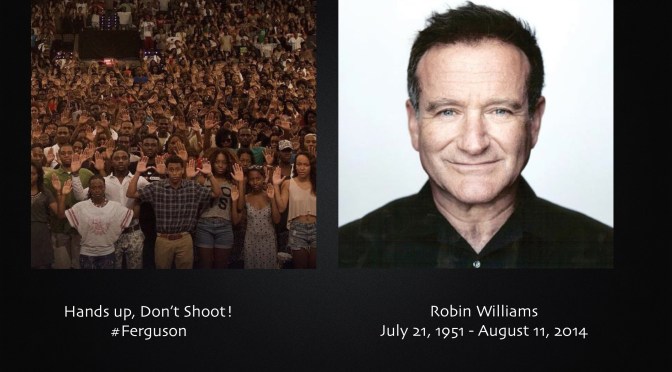A Sermon on Ferguson, Robin Williams and the Canaanite Woman